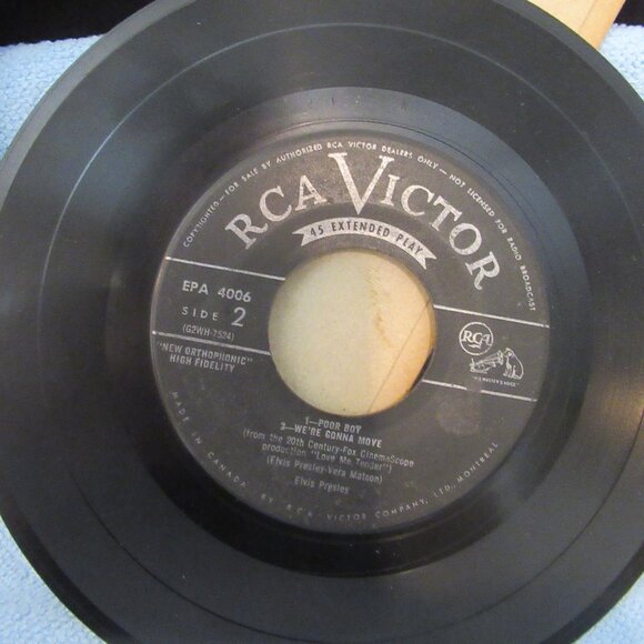 13+ Elvis Presley, Vinyl 45's, Various conditions, Vintage, Collectable Albums - Picture 12 of 13